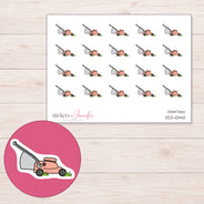 DDZ-10440 planner sticker sheet with enlarged sticker detail