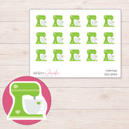 DDZ-10453 planner sticker sheet with enlarged sticker detail