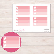 DDZ-10460 planner sticker sheet with enlarged sticker detail