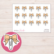 DDZ-10465 planner sticker sheet with enlarged sticker detail