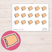 DDZ-10472 planner sticker sheet with enlarged sticker detail