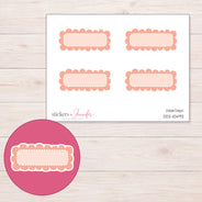 DDZ-10493 planner sticker sheet with enlarged sticker detail