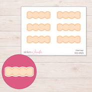 DDZ-10504 planner sticker sheet with enlarged sticker detail