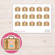 DDZ-10536 planner sticker sheet with enlarged sticker detail