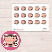 DDZ-10543 planner sticker sheet with enlarged sticker detail