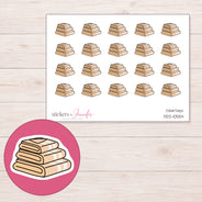 DDZ-10554 planner sticker sheet with enlarged sticker detail
