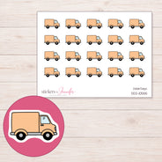 DDZ-10555 planner sticker sheet with enlarged sticker detail