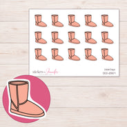 DDZ-10557 planner sticker sheet with enlarged sticker detail
