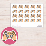 DDZ-10560 planner sticker sheet with enlarged sticker detail