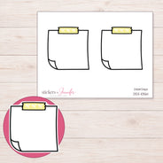 DDZ-10561 planner sticker sheet with enlarged sticker detail