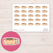 DDZ-10567 planner sticker sheet with enlarged sticker detail