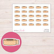 DDZ-10568 planner sticker sheet with enlarged sticker detail
