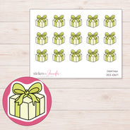 DDZ-10617 planner sticker sheet with enlarged sticker detail