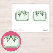 DDZ-10627 planner sticker sheet with enlarged sticker detail