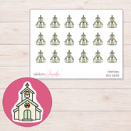 DDZ-10633 planner sticker sheet with enlarged sticker detail