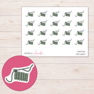 DDZ-10657 planner sticker sheet with enlarged sticker detail