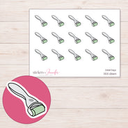 DDZ-10664 planner sticker sheet with enlarged sticker detail