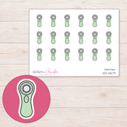 DDZ-10679 planner sticker sheet with enlarged sticker detail