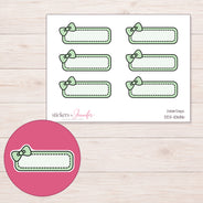 DDZ-10686 planner sticker sheet with enlarged sticker detail