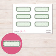 DDZ-10691 planner sticker sheet with enlarged sticker detail