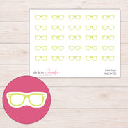 DDZ-10705 planner sticker sheet with enlarged sticker detail