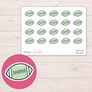 DDZ-10714 planner sticker sheet with enlarged sticker detail