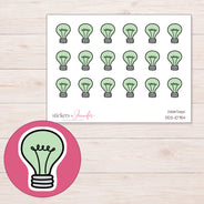 DDZ-10754 planner sticker sheet with enlarged sticker detail