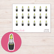 DDZ-10755 planner sticker sheet with enlarged sticker detail