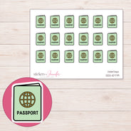 DDZ-10779 planner sticker sheet with enlarged sticker detail