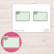 DDZ-10797 planner sticker sheet with enlarged sticker detail