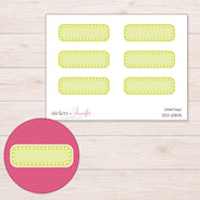 DDZ-10805 planner sticker sheet with enlarged sticker detail