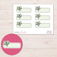 DDZ-10841 planner sticker sheet with enlarged sticker detail