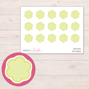 DDZ-10846 planner sticker sheet with enlarged sticker detail