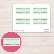 DDZ-10848 planner sticker sheet with enlarged sticker detail