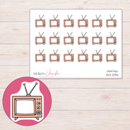 DDZ-10901 planner sticker sheet with enlarged sticker detail