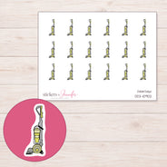 DDZ-10902 planner sticker sheet with enlarged sticker detail