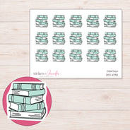 DDZ-10912 planner sticker sheet with enlarged sticker detail