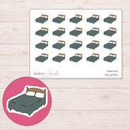 DDZ-10924 planner sticker sheet with enlarged sticker detail