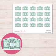 DDZ-10948 planner sticker sheet with enlarged sticker detail