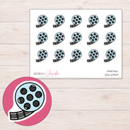DDZ-10949 planner sticker sheet with enlarged sticker detail