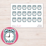 DDZ-10960 planner sticker sheet with enlarged sticker detail