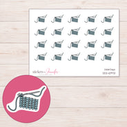 DDZ-10970 planner sticker sheet with enlarged sticker detail