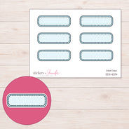 DDZ-11004 planner sticker sheet with enlarged sticker detail