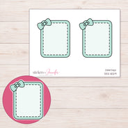 DDZ-11029 planner sticker sheet with enlarged sticker detail