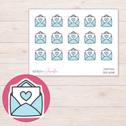DDZ-11048 planner sticker sheet with enlarged sticker detail