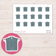 DDZ-11061 planner sticker sheet with enlarged sticker detail