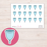 DDZ-11076 planner sticker sheet with enlarged sticker detail