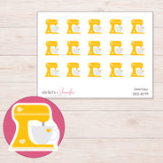 DDZ-11079 planner sticker sheet with enlarged sticker detail