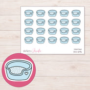 DDZ-11096 planner sticker sheet with enlarged sticker detail