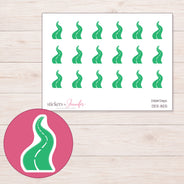 DDZ-11125 planner sticker sheet with enlarged sticker detail